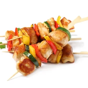 brochetas de pollo